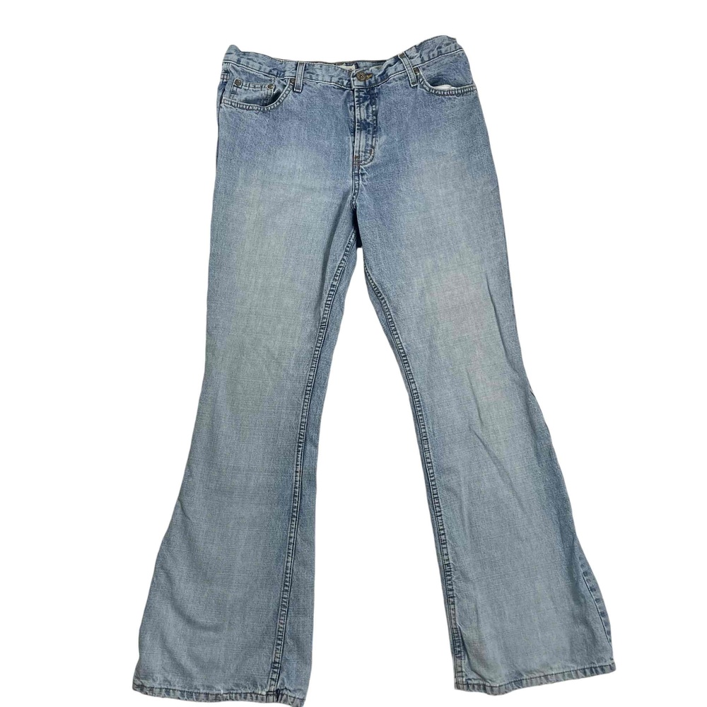 Canyon‎ River Blues Women's Retro Y2K Light Wash Bootcut Flare Jeans Size 15